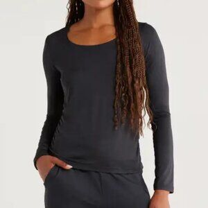 Zella Restore Soft Lite Ruched Long Sleeve T-Shirt